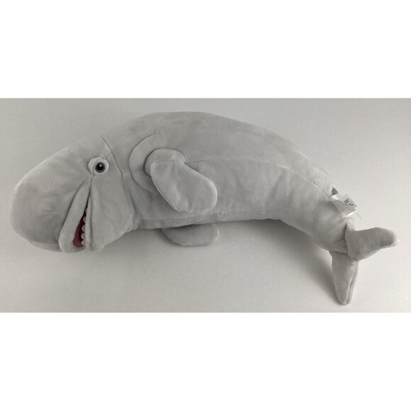Disney Parks Pixar Finding Nemo Dory Bailey Beluga Whale 18" Plush Stuffed Toy - Picture 2 of 6